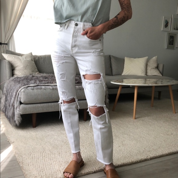 Grlfrnd White Karolina Jeans - Picture 1 of 12